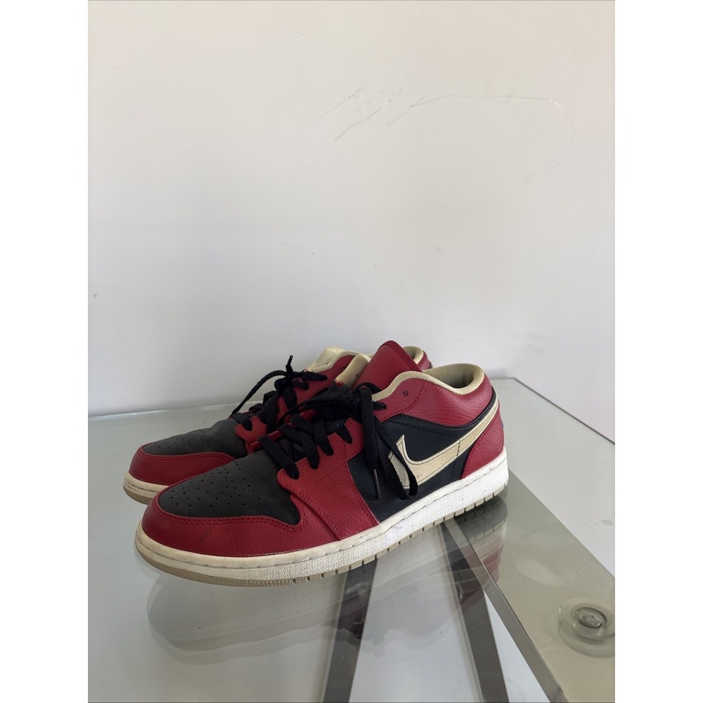 Jordan 1 Retro Low "Gym Red Gold" Men's Size 11 Nike 553558-613 EUC Tennis Shoes